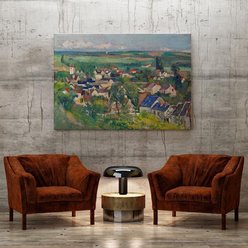 The Village Canvas Wall Painting - Gallery Wrap