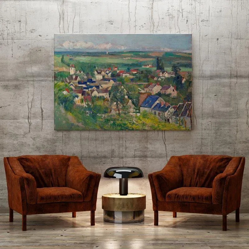 The Village Canvas Wall Painting - Gallery Wrap media 1