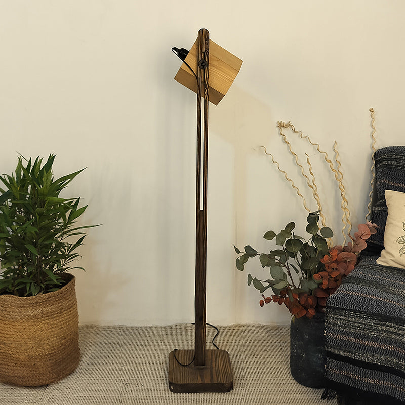 Vlanie Wooden Floor Lamp media 3