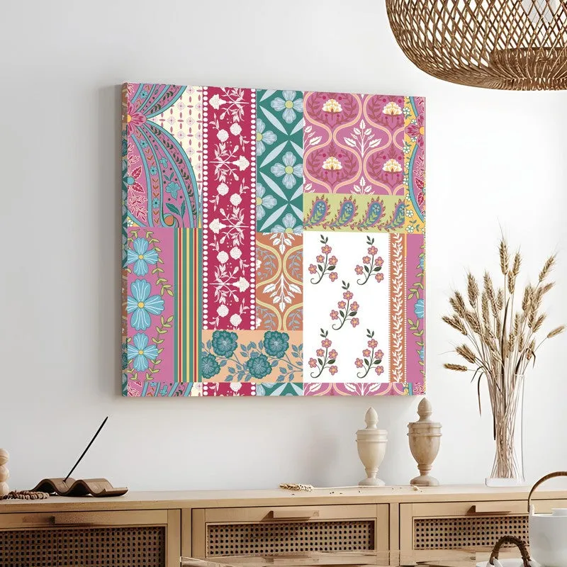 Tribal Pink Canvas Wall Art media 3
