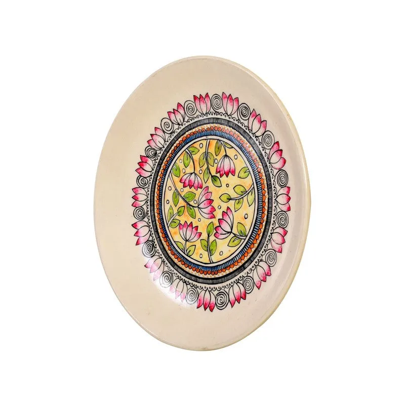 Meyral Floral Mandala Ceramic Wall Accent media 5