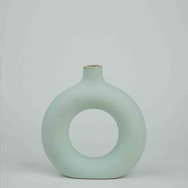 Boho Donut Vase - Blue media 4