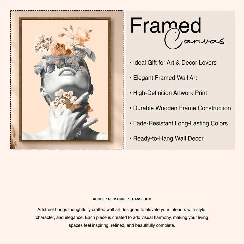 Blossom Beauty Canvas Wall Art With Frame media 6