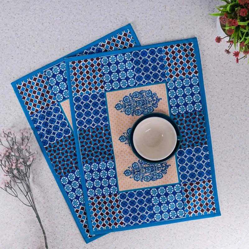 Indigo Imal Placemat - Set Of Two media 1