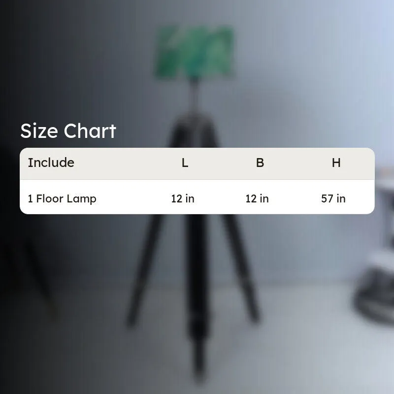 Kaizen Printed Tripod Floor Lamp media 5
