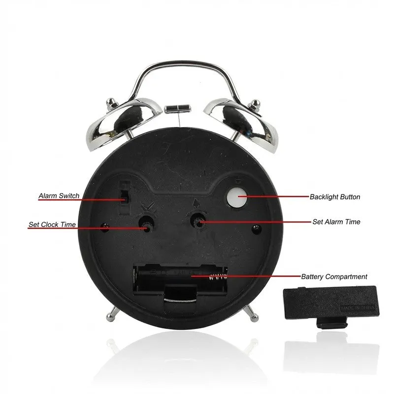 Time Aura Round Metal Table Clock media 5