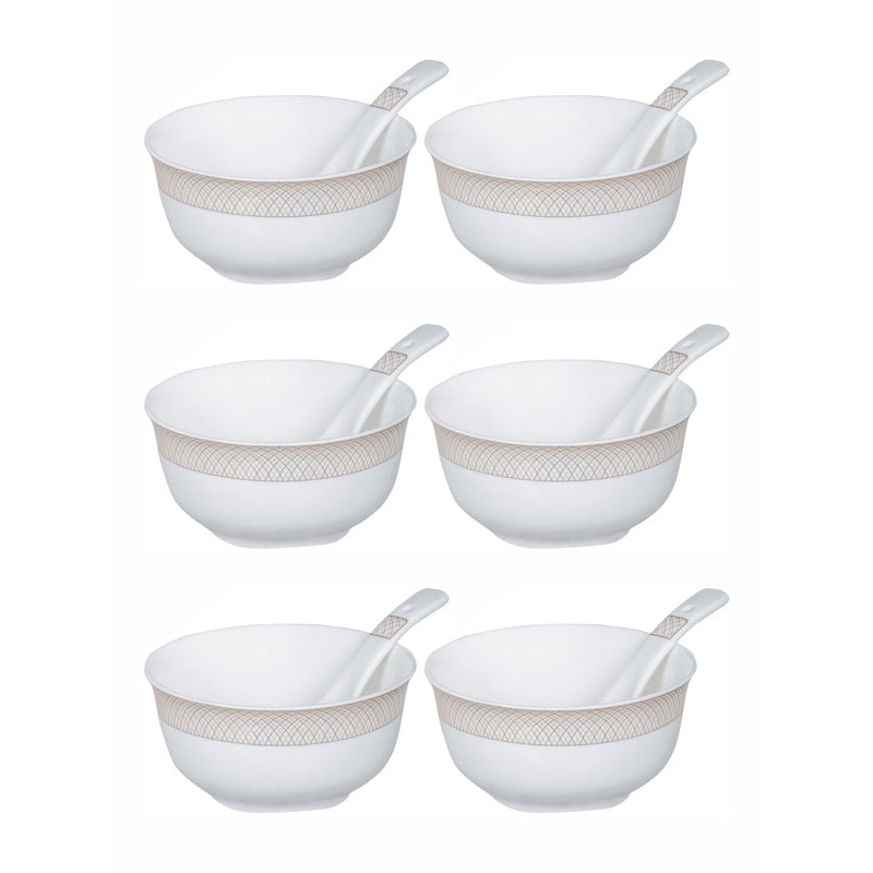 Ariel Serving Bowl With Spoon (280 ML) - Twelve Piece Set media 4