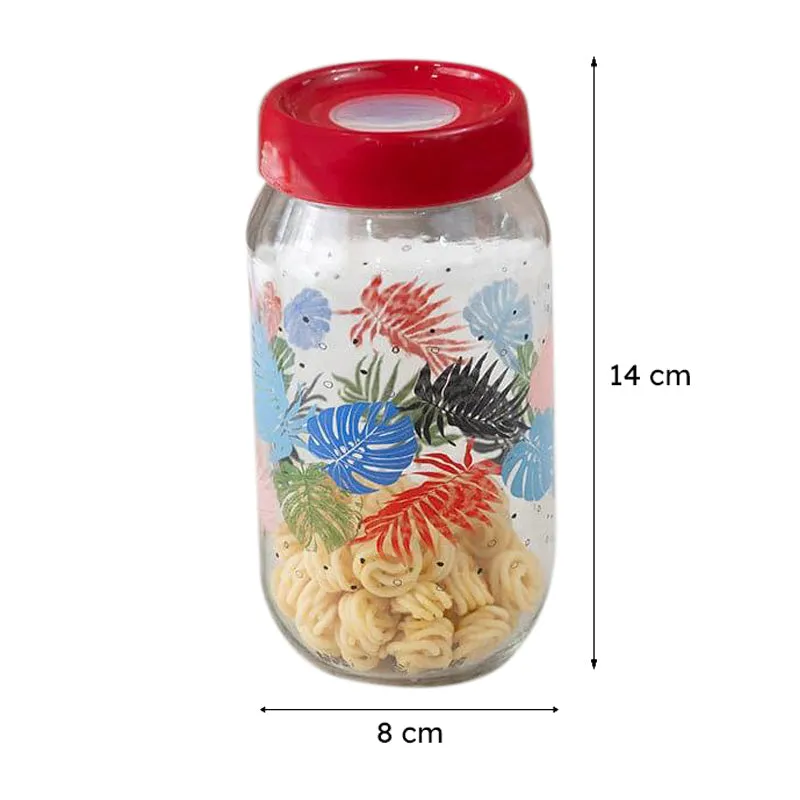 Monara Floral Transparent Storage Container - 660 mL media 5