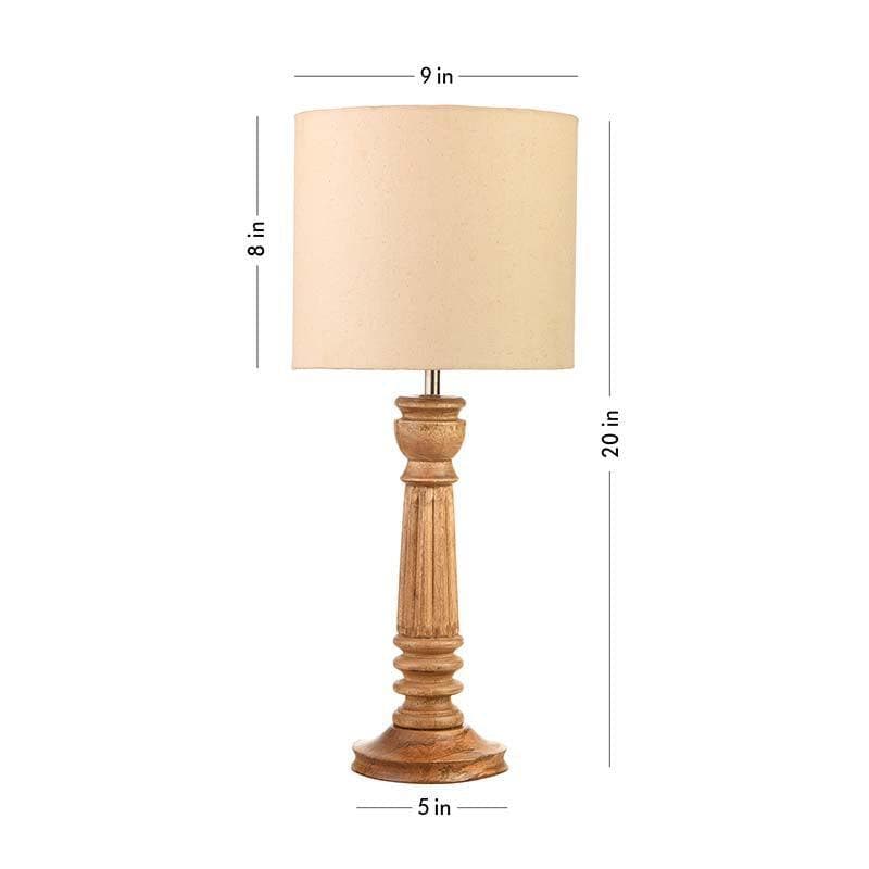 Laze N Lounge Fabric Table Lamp - Ivory media 6
