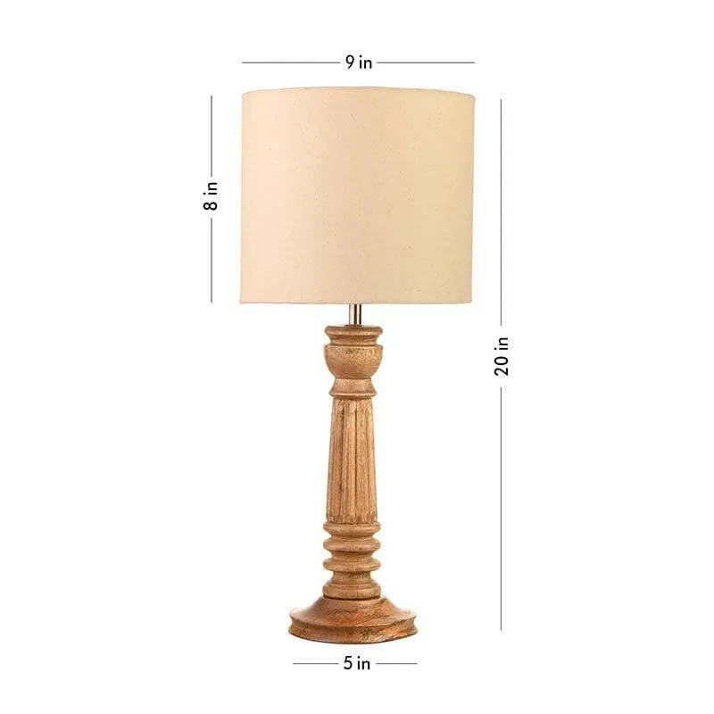 Laze N Lounge Fabric Table Lamp - Ivory media 6