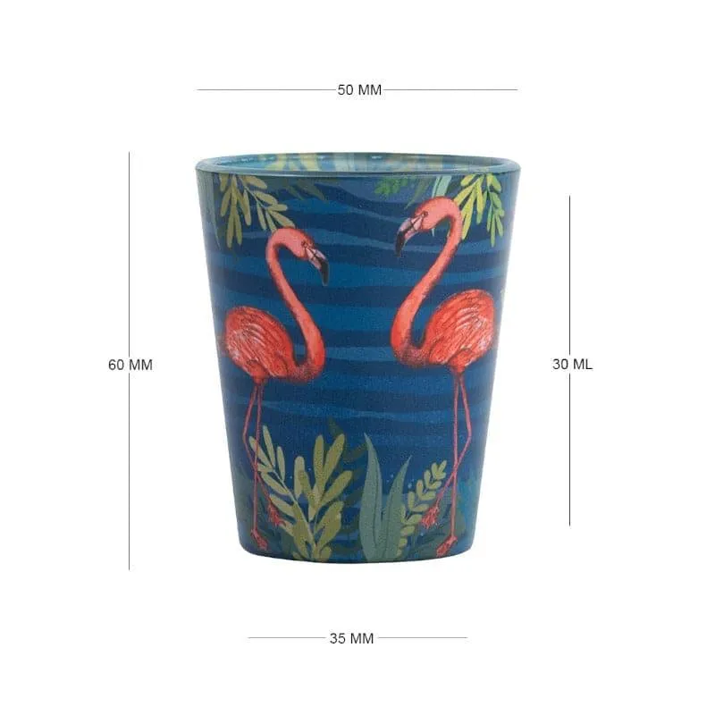 Flamingo Shore Shot Glass (30 ml) - Set Of Four media 3