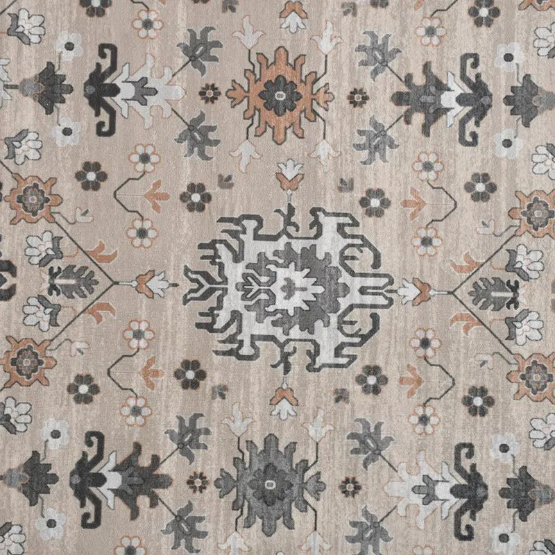 Zohra Velvet Rectangle Anti-Skid Carpet media 5