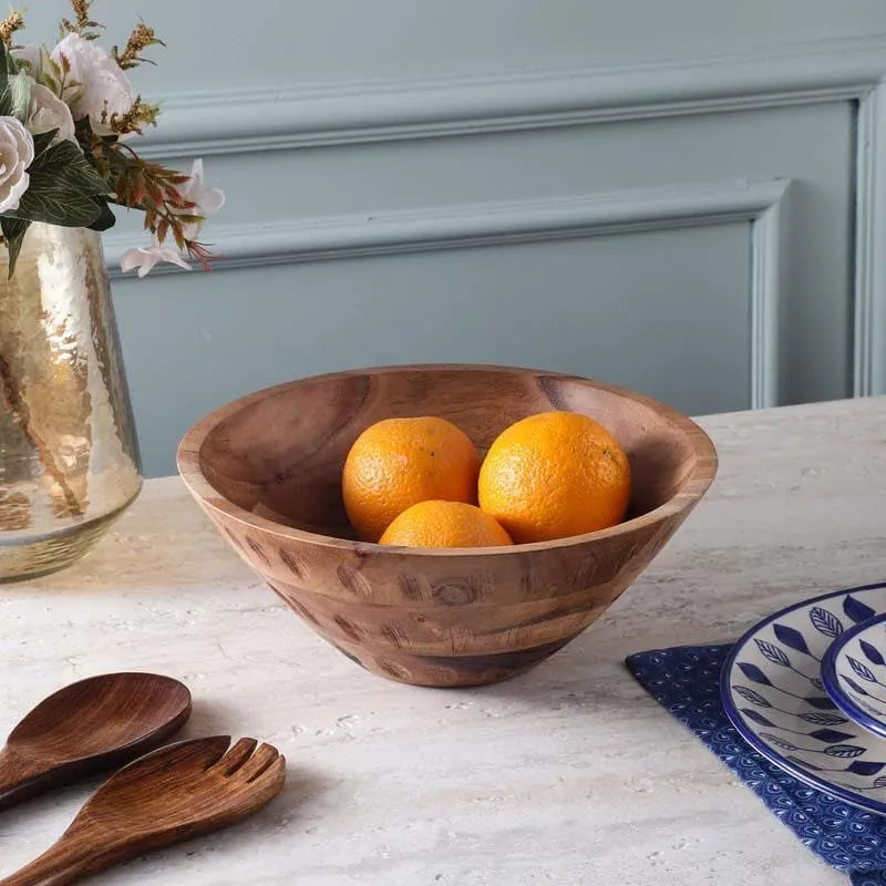 Dimpled Salad Bowl- Medium media 1