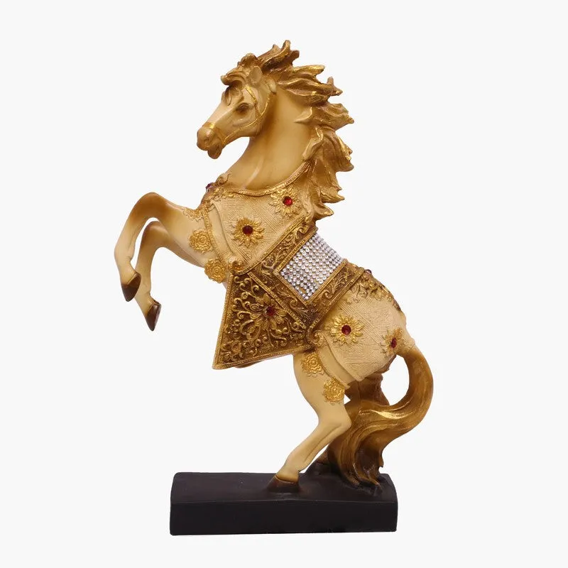 Regal Horse Polyresin Showpiece (13 inches) media 4