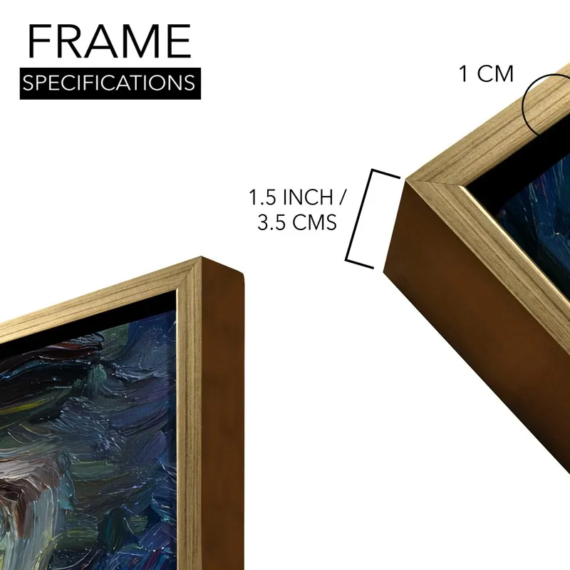 Colorful Mind Canvas Wall Painting With Frame media 8
