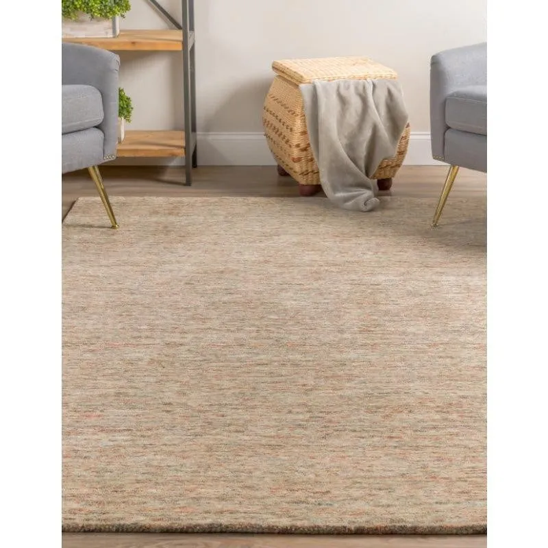 Leyla Hand Woven Wool Rug - Brown media 6