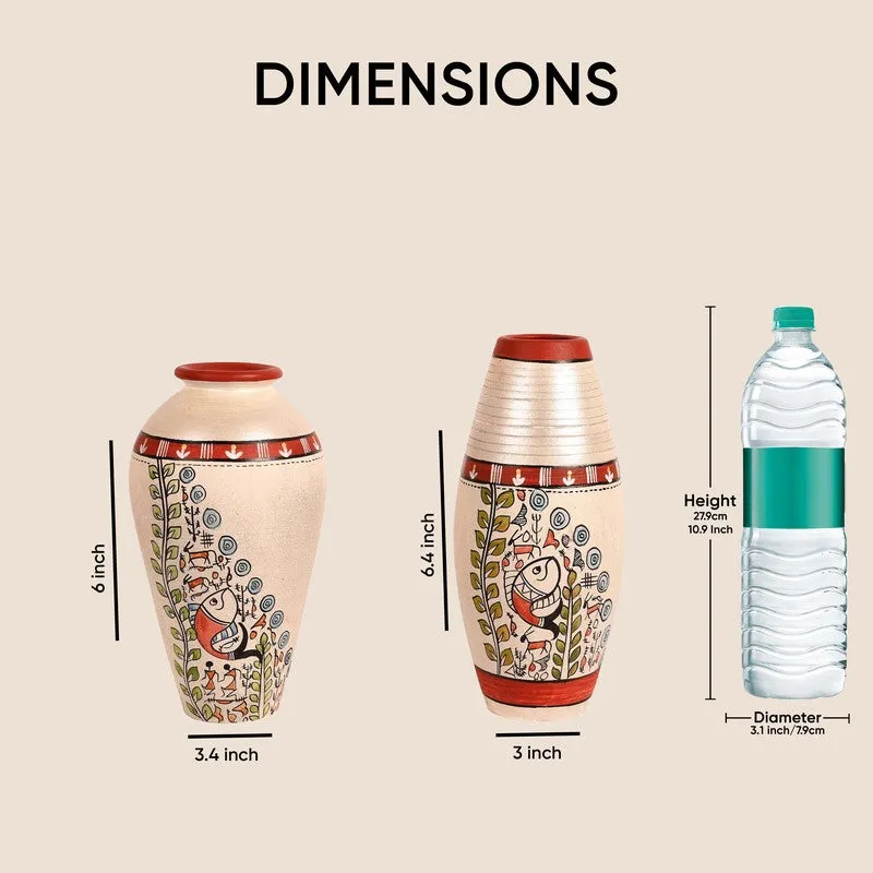 Niara Terracotta Vase - Set of Two media 11