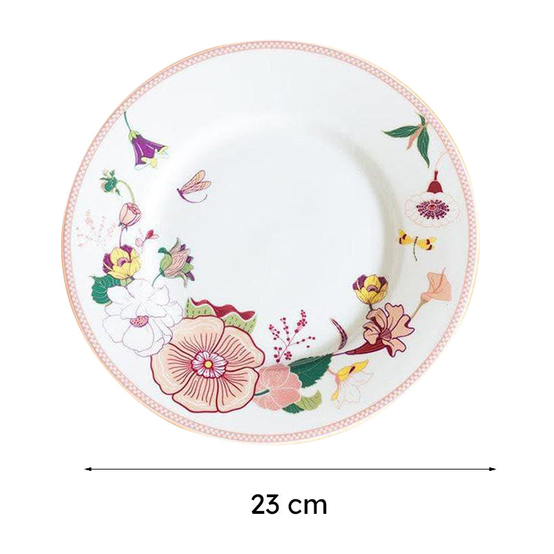 Garden Of Eden Fine China Ceramic Quarter Plate - Set Of Six media 6