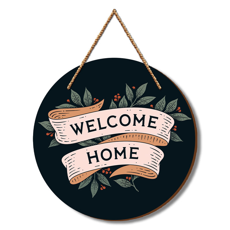 Bienvenue MDF Wall Hanging media 3