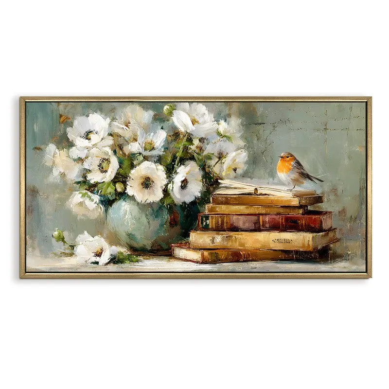 Scenic Canvas Wall Painting With Frame media 3
