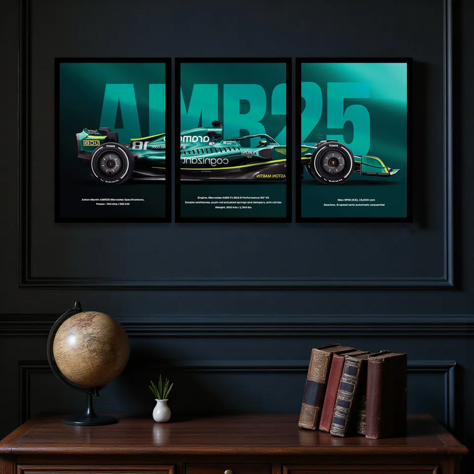 Race Day Legends Wall Art - Set Of Three media 6