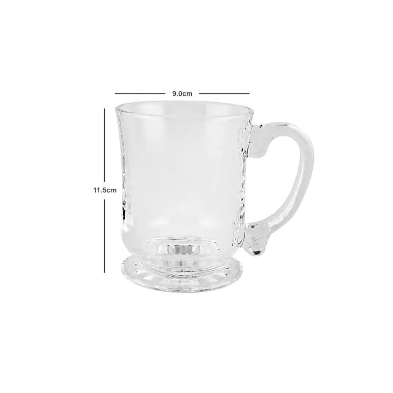 Timothy Glass Tea Cup (135 mL Each) - Set of Two media 5