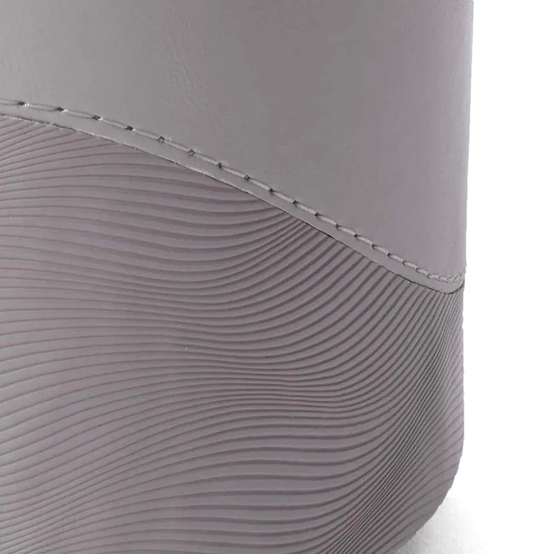 Veltrix Faux Leather Pen Stand - Grey media 6