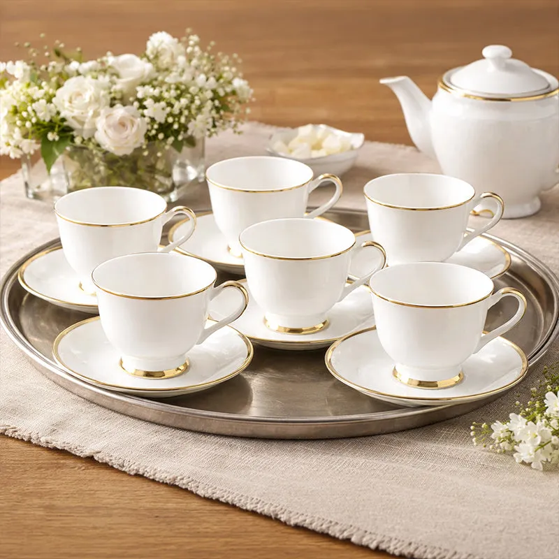 Maverina Cup & Saucer (125 ML) - Twelve Piece Set media 1