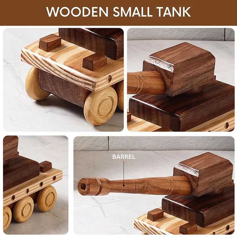 Timber Canon Sheesham Wood Showpiece media 4