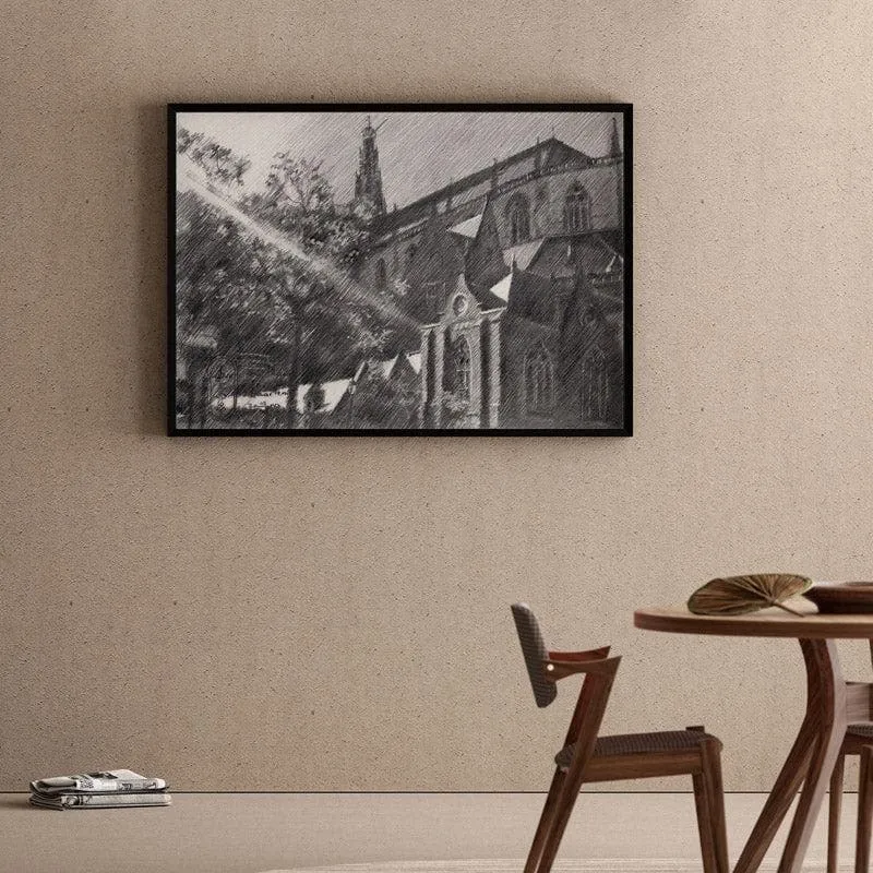 St.Bavo in Haarlem - Black Frame media 1