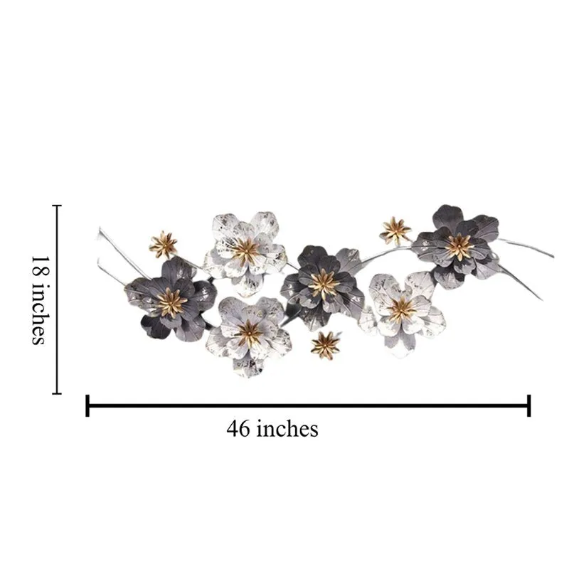 Fleur Celestia Floral Metal Wall Accent media 6
