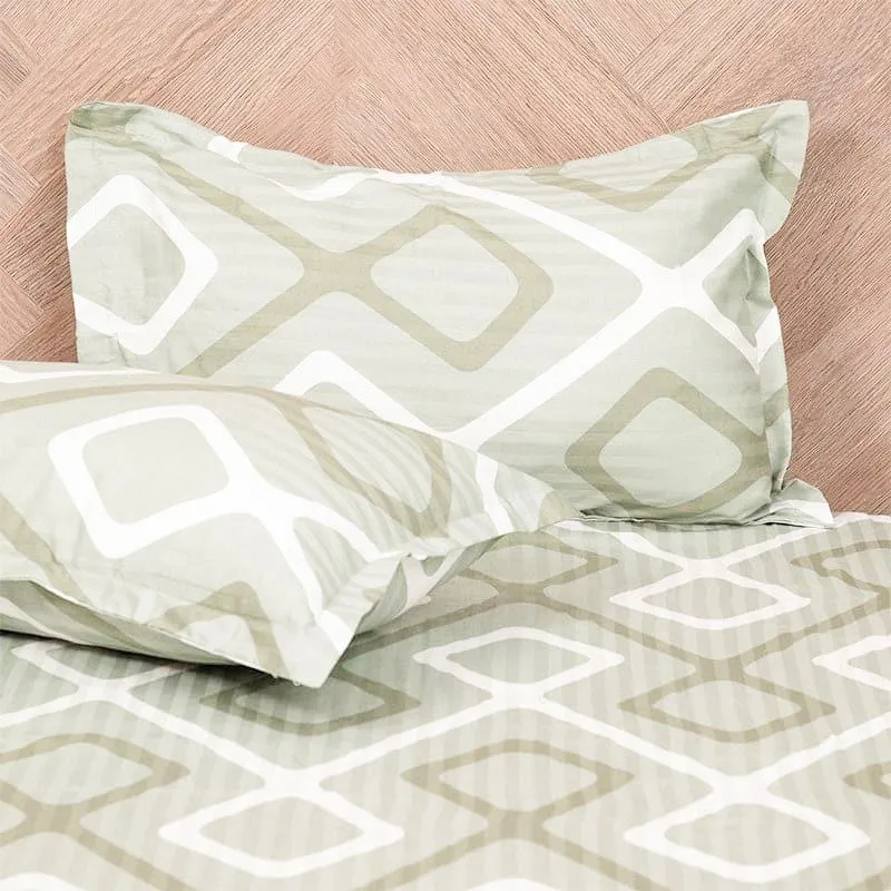 Nannia Neo Cotton Bedsheet (Green) - 200 TC media 4