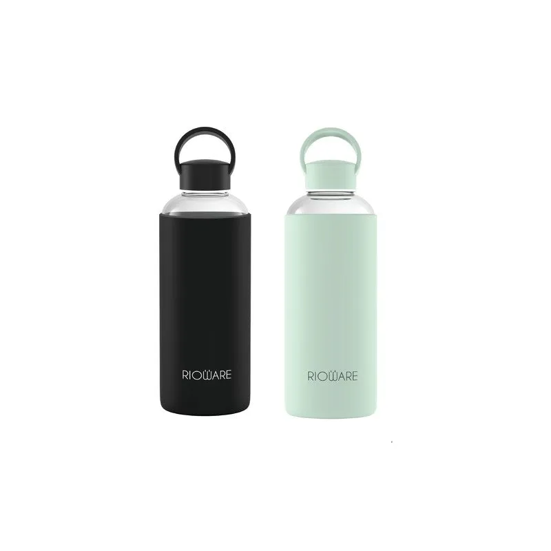 Rioware UrbanSip Minimal Bottle (Green, Black, 750 mL Each) - Set Of Two media 3