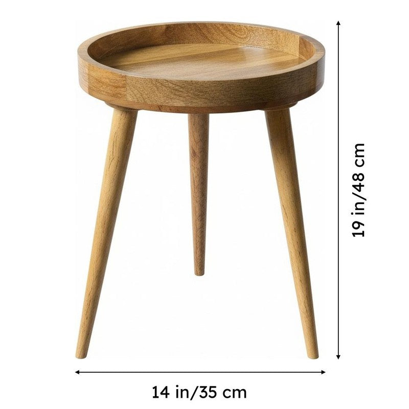 Lemya Mango wood Stool media 7