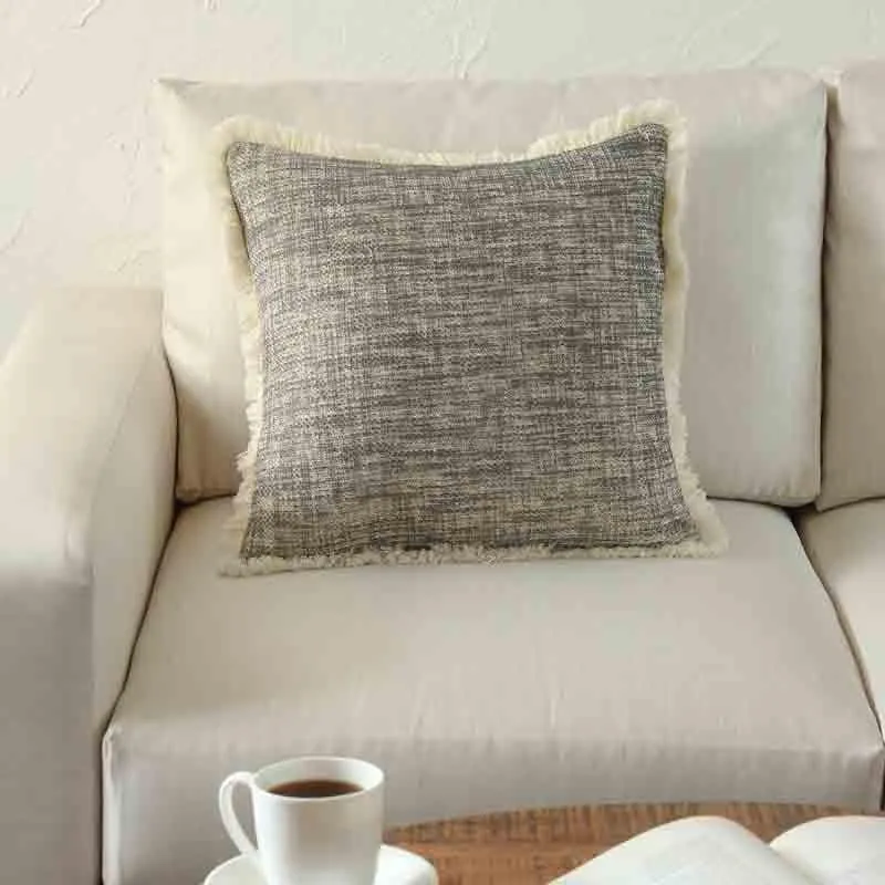 Matsya Vala Cushion Cover - Black - 1