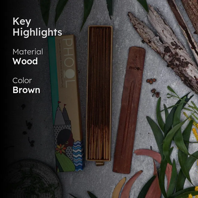 Phool Natural Incense Sticks (Eucalyptus) - Set Of Forty media 2