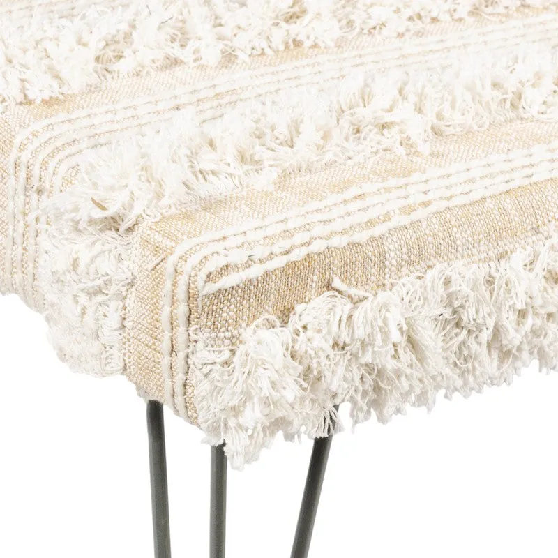 Eryx Sheesham Wooden Bench - Beige media 5