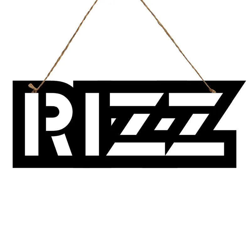 Rizz Mild Steel Wall Accent media 3