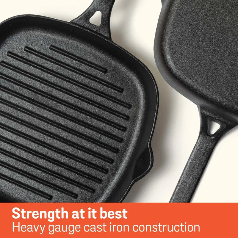 Meyer Long Handle Cast Iron Grill Pan media 11