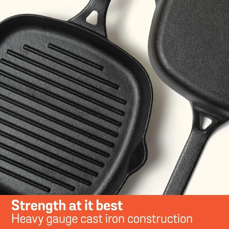 Meyer Long Handle Cast Iron Grill Pan media 11