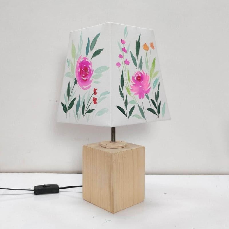 Garnia Galo Handpainted Fabric Table Lamp - Multicolor media 4
