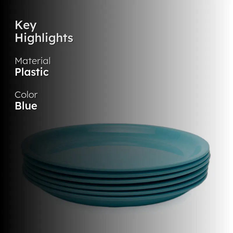 Mihaya Dinner Plate (Blue) - Set Of Six media 2