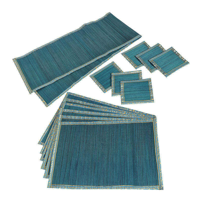 Eco Sip Bamboo Kitchen Linen Set (Blue) - Thirteen Piece Set media 4