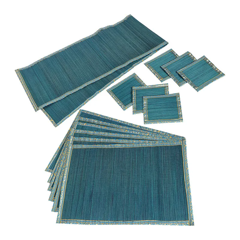Eco Sip Bamboo Kitchen Linen Set (Blue) - Thirteen Piece Set media 4
