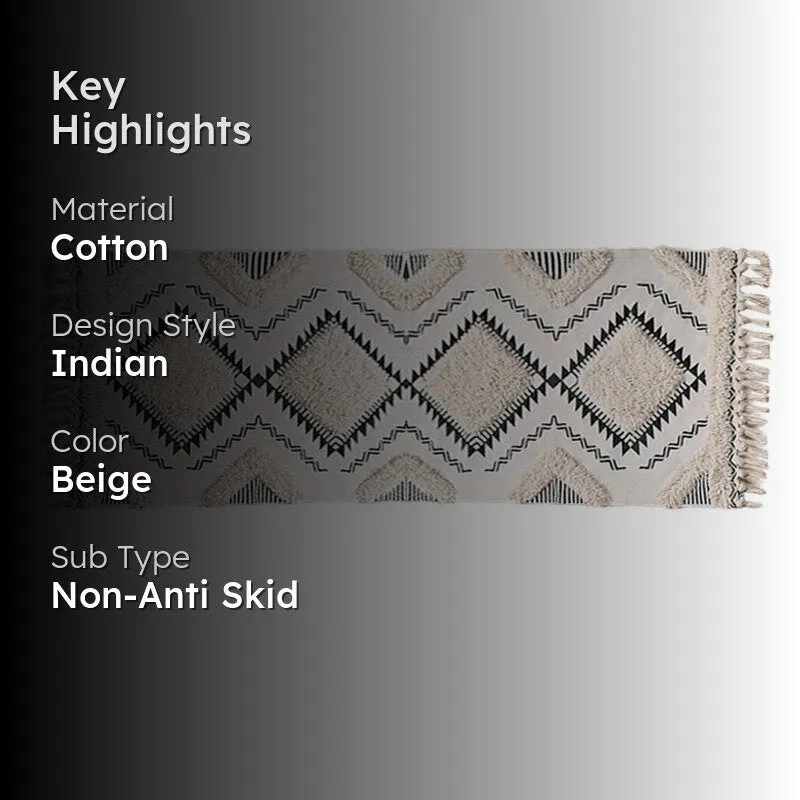 Boho Weave IV Cotton Runner Rug media 2