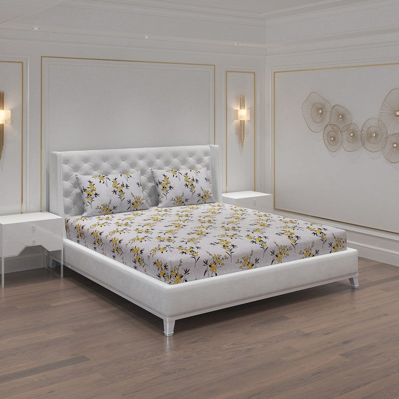 Monte Carlo Fleurish Bedsheet - 120 GSM