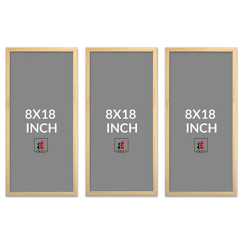 Jangli Gulab Mughal Wall Art With Frame (Red) - Set Of Three media 6