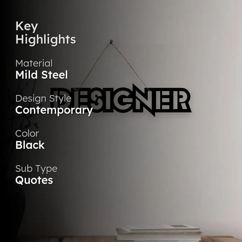 Designer Mild Steel Wall Accent media 2