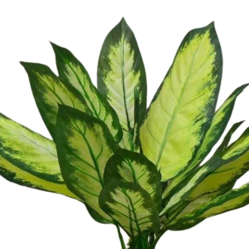Faux Dracaena Artificial Plant With Black Fiber Pot - 1.7 Feet media 6