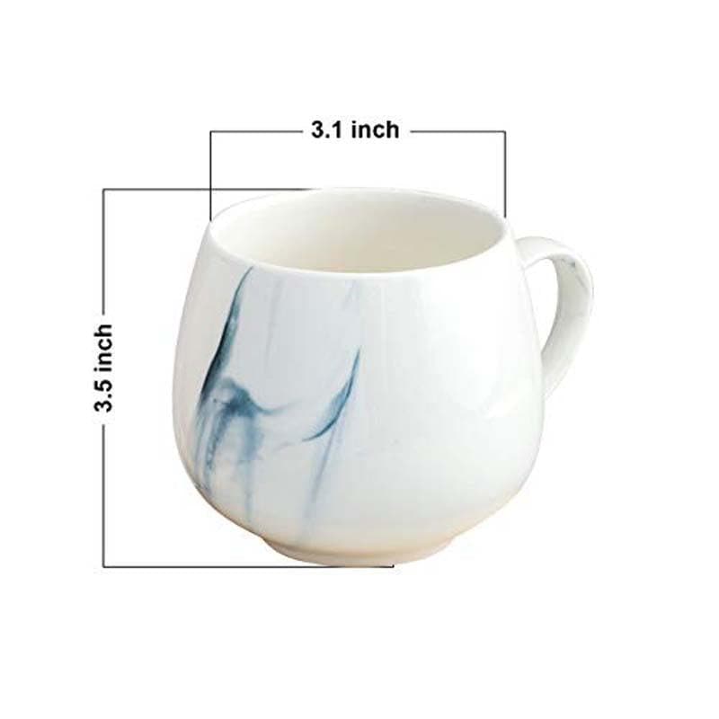 Splatter Ceramic Coffee Mug (350 mL Each) - Set of Two media 5